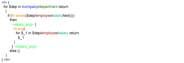 XQuery rewritten input query XQuery rewritten input query